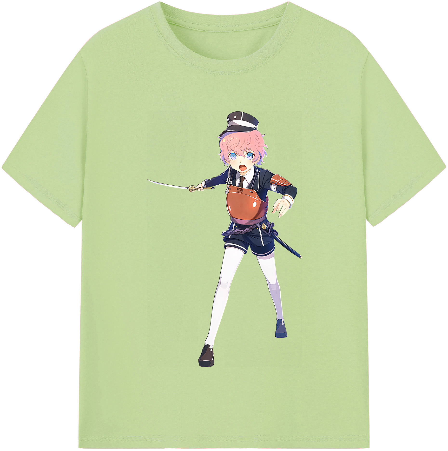 （画像用） 刀剣乱舞 Touken Ranbu 綿100％半袖Tシャツ（フロントプリント）
